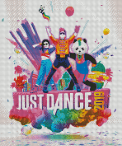 Just Dance Game Poster Diamond Painting