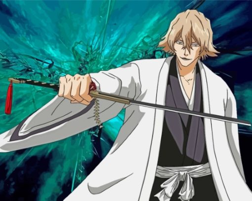 Kisuke Urahara Anime Character Diamond Painting