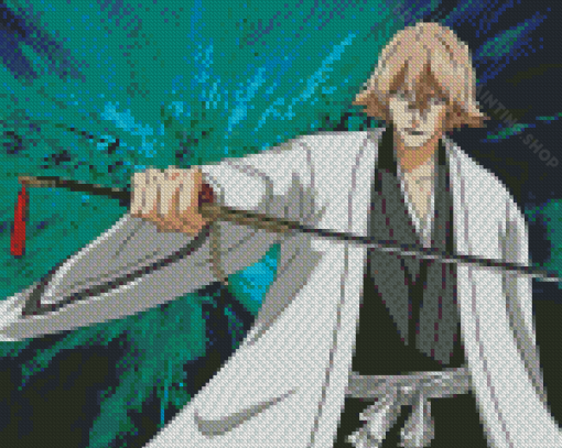 Kisuke Urahara Anime Character Diamond Painting