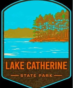 Lake Catherine State Park Poster Diamond Painting