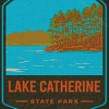 Lake Catherine State Park Poster Diamond Painting