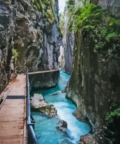 Leutasch Gorge Mittenwald Germany Diamond Painting