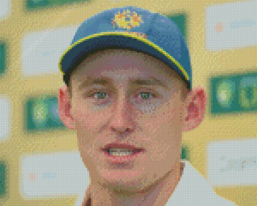 Marnus Labuschagne Australian Cricketer Diamond Painting