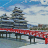 Matsumoto Black Castle Japan Diamond Painting