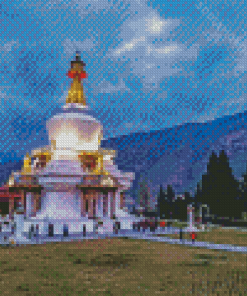 Memorial Chorten Bhutan Diamond Painting