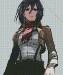 Mikasa Ackerman From Attack On Titan Diamond Painting