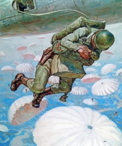 Military Paratrooper Diamond Painting