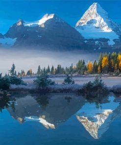 Mount Assiniboine Water Reflection Diamond Painting