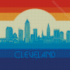 Ohio Cleveland Skyline Poster Diamond Painting