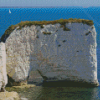 Old Harry Rocks Seascape View Diamond Painting