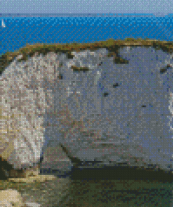 Old Harry Rocks Seascape View Diamond Painting