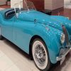 Pastel Blue Vintage Car Diamond Painting