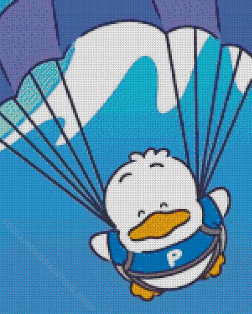 Pekkle Parachuting Diamond Painting