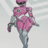 Pink Power Rangers Diamond Painting