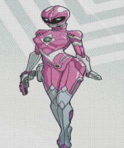 Pink Power Rangers Diamond Painting