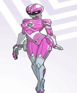 Pink Power Rangers Diamond Painting