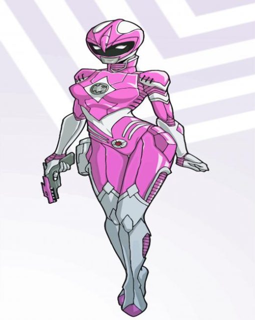 Pink Power Rangers Diamond Painting