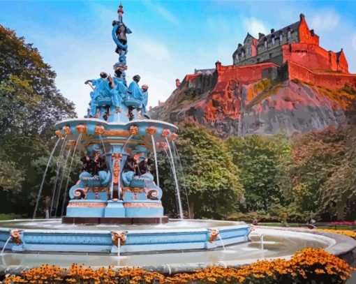 Princes Street Garden Diamond Painting