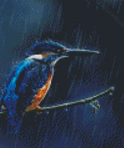 Rain And Bird Diamond Painting