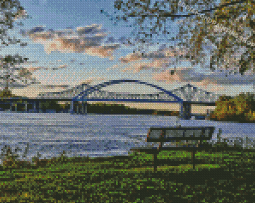 Riverside Park La Crosse Diamond Painting