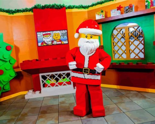 Santa Claus Legoland Park Diamond Painting