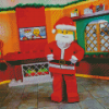 Santa Claus Legoland Park Diamond Painting