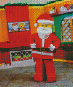 Santa Claus Legoland Park Diamond Painting