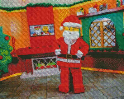 Santa Claus Legoland Park Diamond Painting