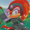 Shade The Echidna Sonic Diamond Painting