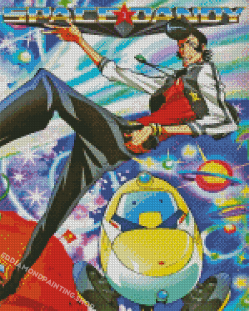 Space Dandy Serie Diamond Painting