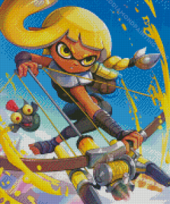 Splatoon 3 Agent 3 Diamond Painting