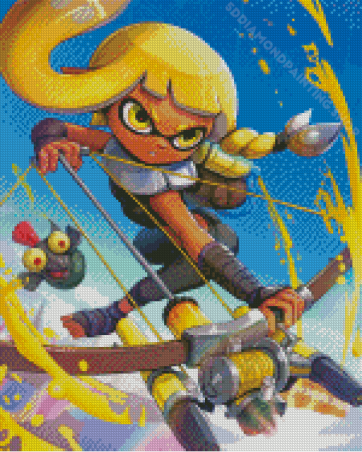 Splatoon 3 Agent 3 Diamond Painting