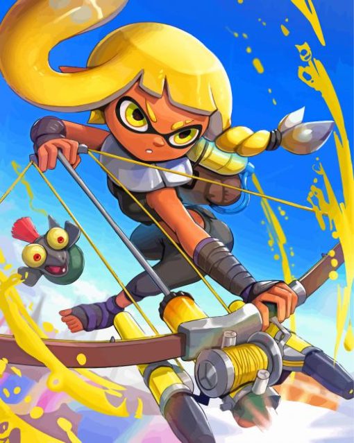 Splatoon 3 Agent 3 Diamond Painting