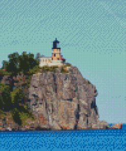 Split Rock Lighthouse USA Minnesota Diamond Painting