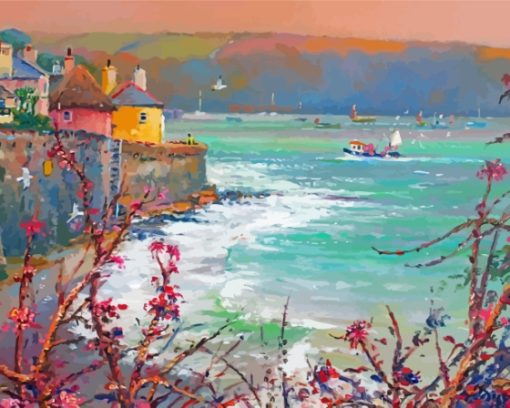 St Mawes Springtime Diamond Painting