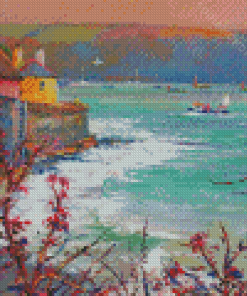 St Mawes Springtime Diamond Painting