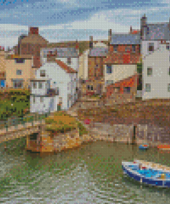 Staithes Village Diamond Painting