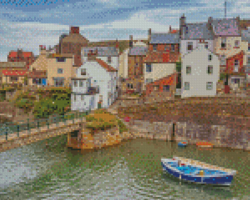 Staithes Village Diamond Painting