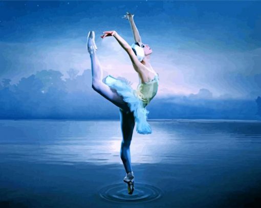 Swan Lake Ballet Diamond Painting