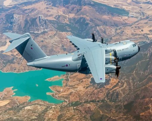 The Airbus A400M Atlas Diamond Painting