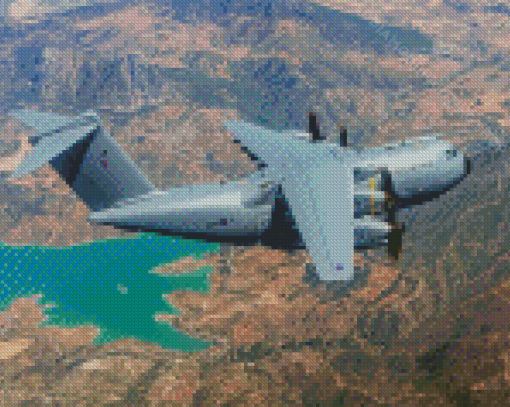 The Airbus A400M Atlas Diamond Painting