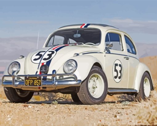 The Herbie Car Diamond Painting