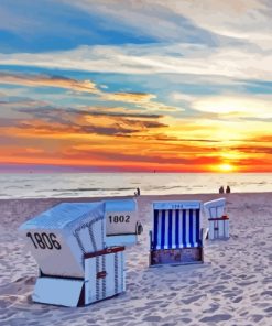 The Sylt Beach Chairs Diamond Painting