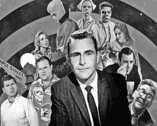 The Twilight Zone Movie Characters Diamond Painting