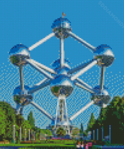 The Atomium Diamond Painting