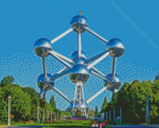 The Atomium Diamond Painting