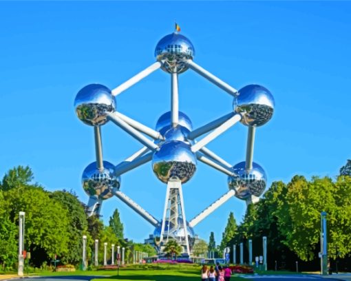 The Atomium Diamond Painting