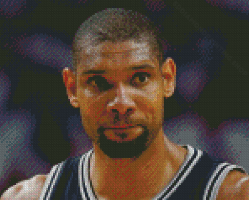 Tim Duncan Player Diamond Painting