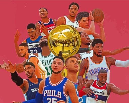 Video Game NBA 2k Diamond Painting