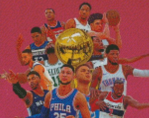 Video Game NBA 2k Diamond Painting